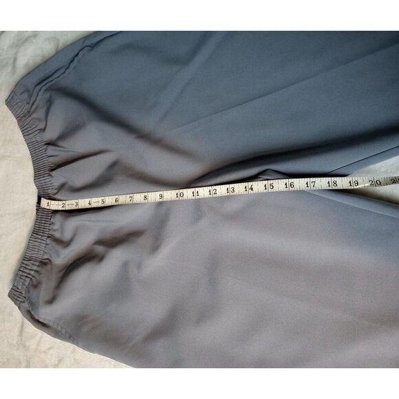 Blair Womens Straight Leg Pull On Pants Gray Elastic Waist 18 with pocke… - Picture 6 of 10